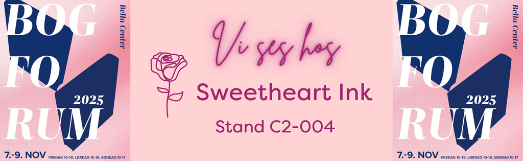 Vi ses hos Sweetheart Ink stand C2-004 på Bogforum 7.-9. november 2025
