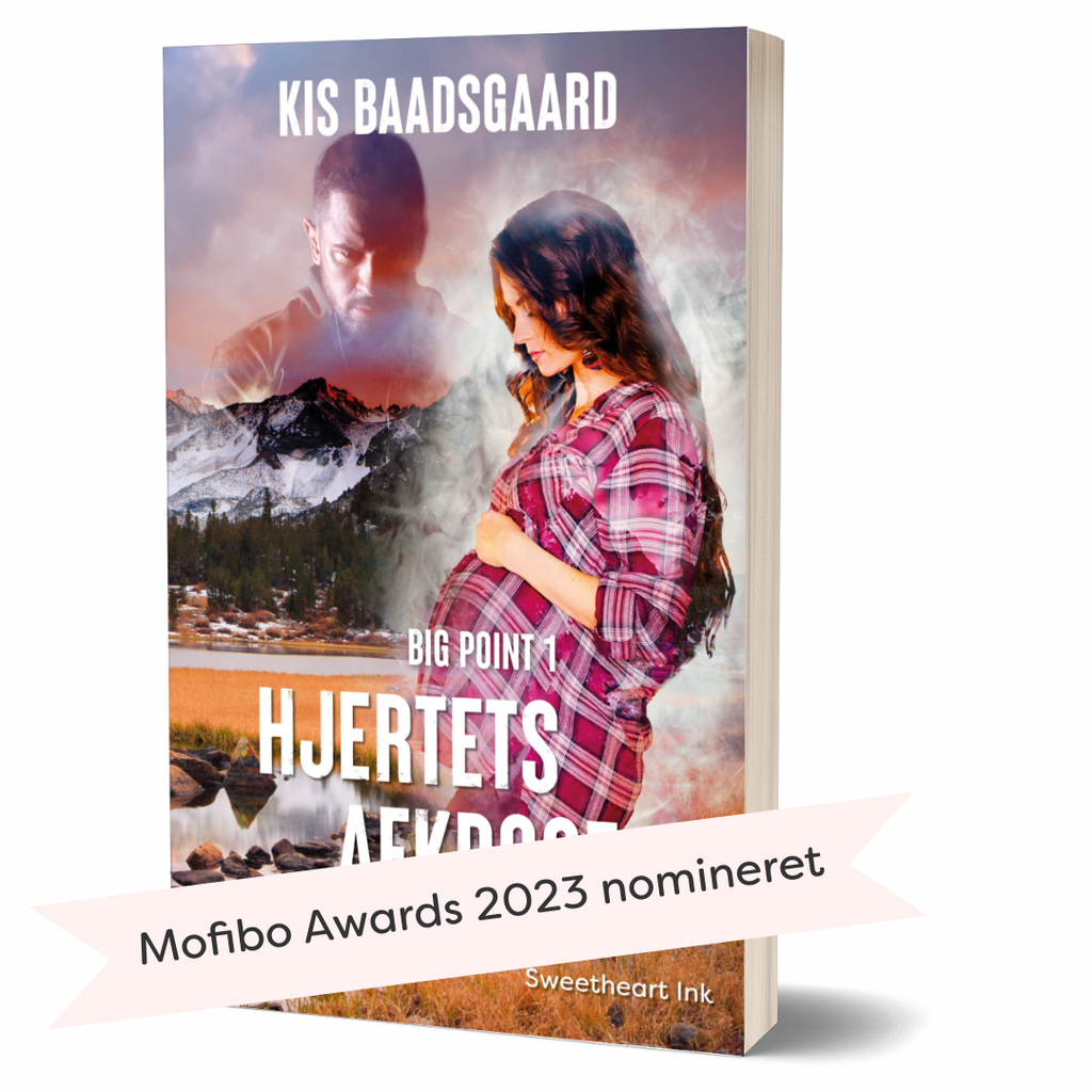 HJertets Afkroge, Big Point 1, af Kis Baadsgaard paperback shortlistet til Mofibo Awards 2023